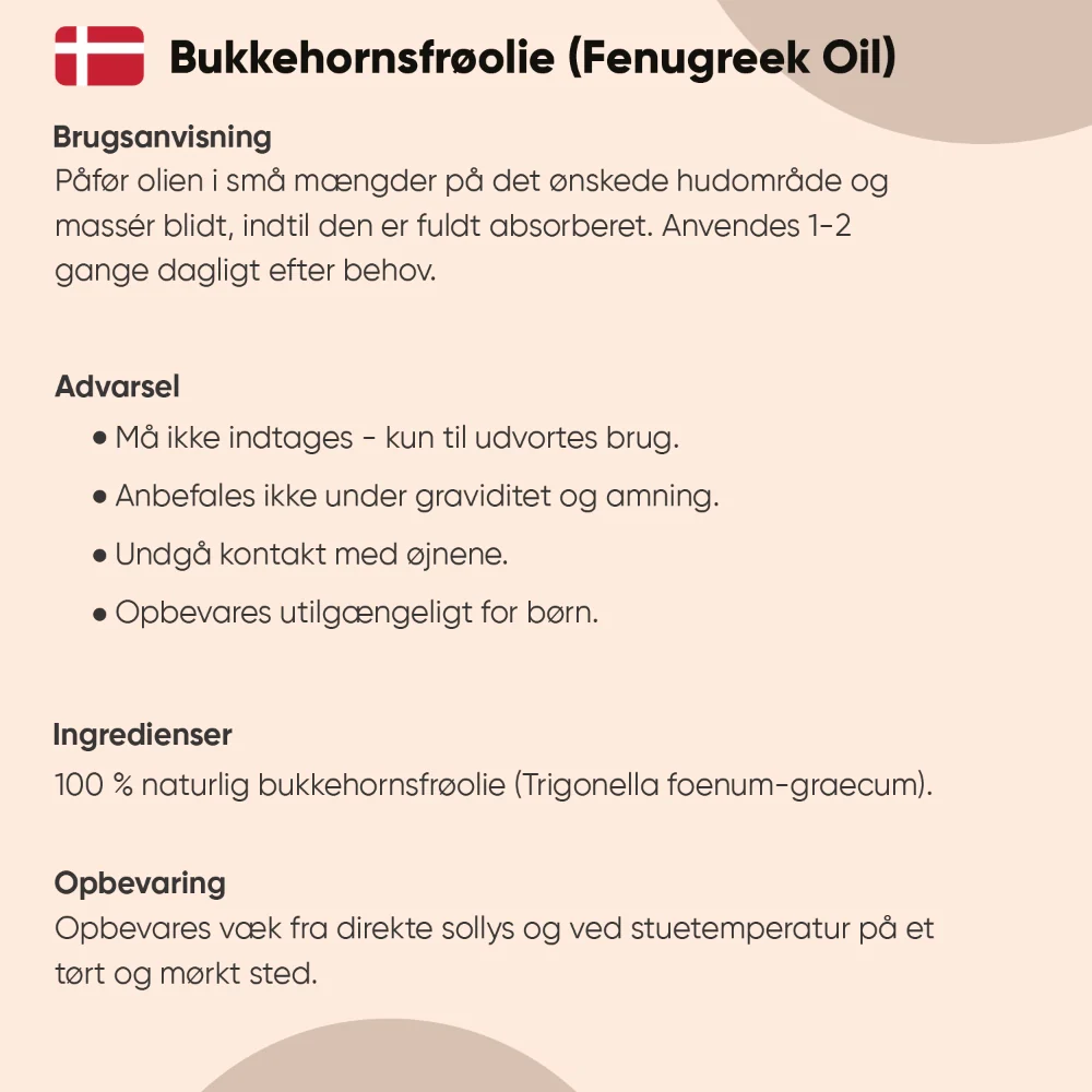 100% Ren Koldpresset Bukkehornsolie - Image 3