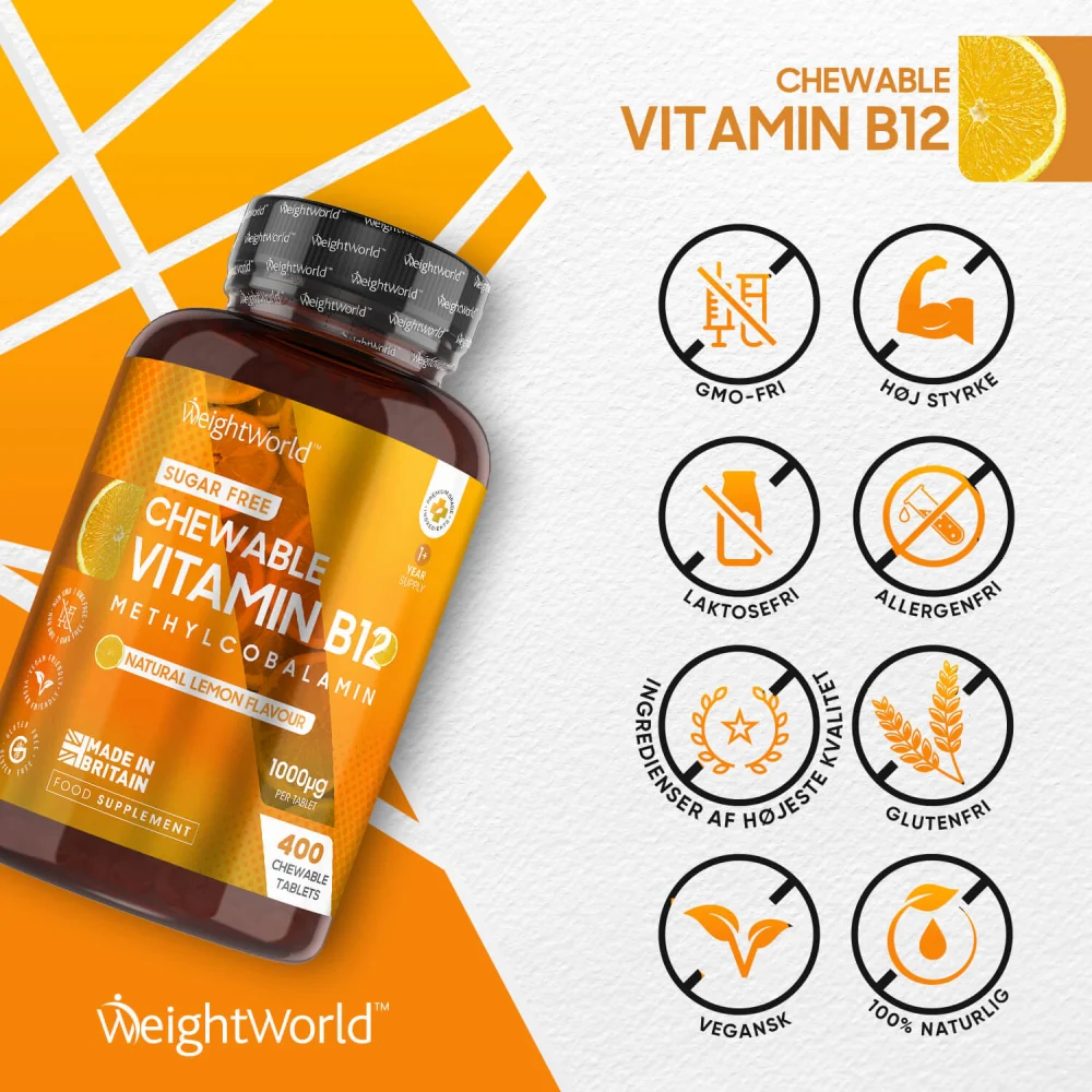 B12-Vitamin Tyggetabletter 1000 mcg - Image 3