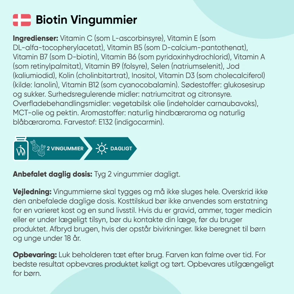 Biotin Vingummier 5000 mg - Image 5