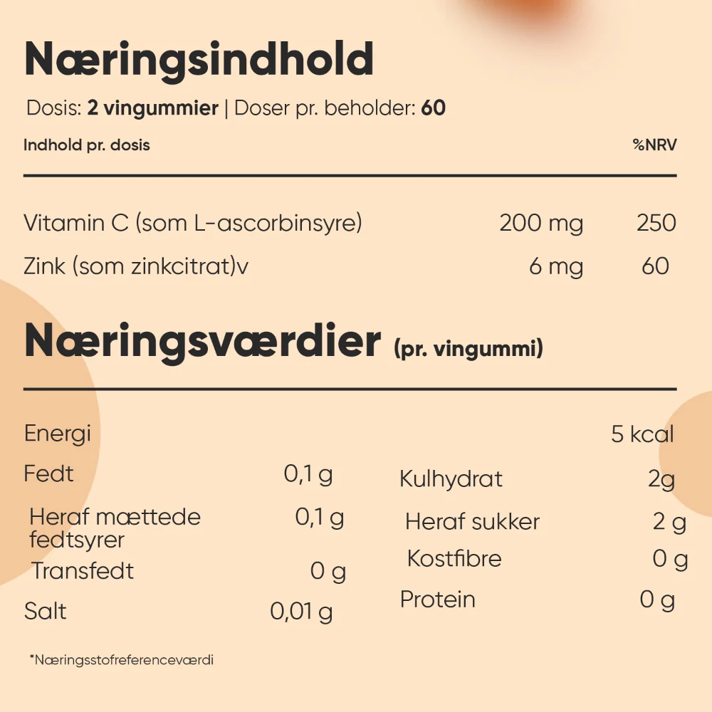 C-Vitamin + Zink Gummies 206mg - Image 3
