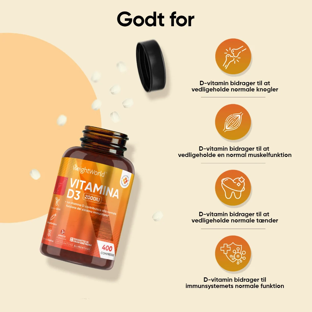 D3-Vitamin 2000IU (50mcg) - Image 2
