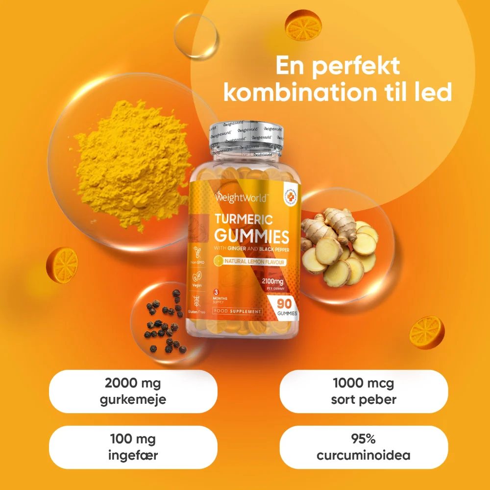 Gurkemeje Gummies 2100mg - Image 2