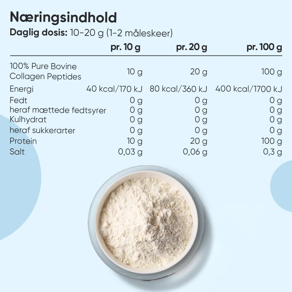 Hydrolyseret Kollagenpulver 500 g - Image 3