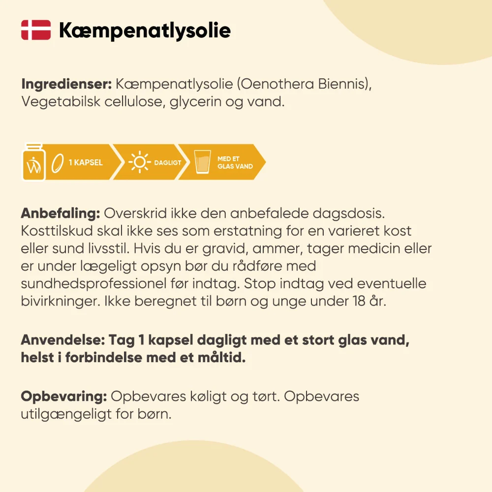 Kæmpenatlysolie-kapsler 1000mg - Image 4
