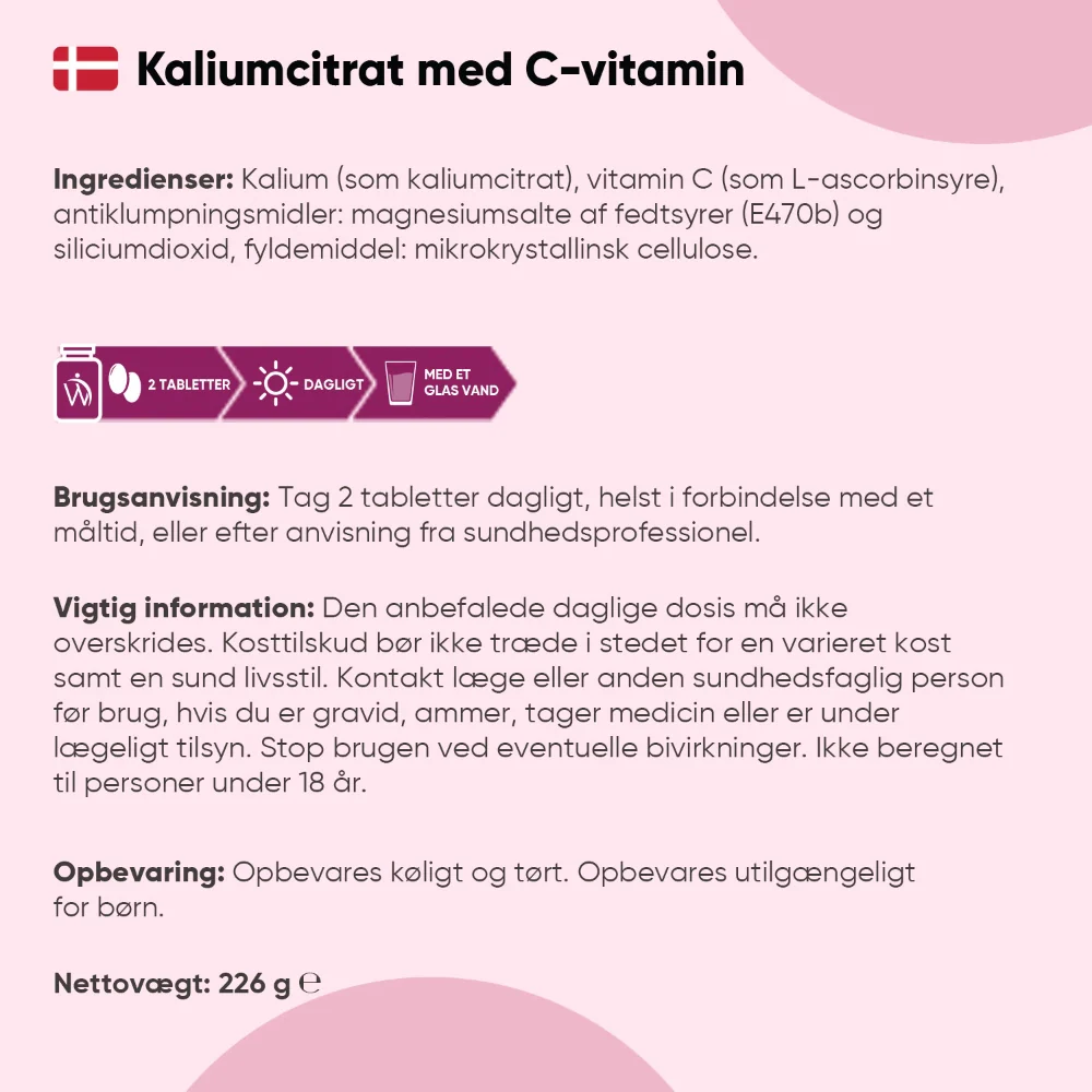 Kalium + C-vitamin 1460mg - Image 4