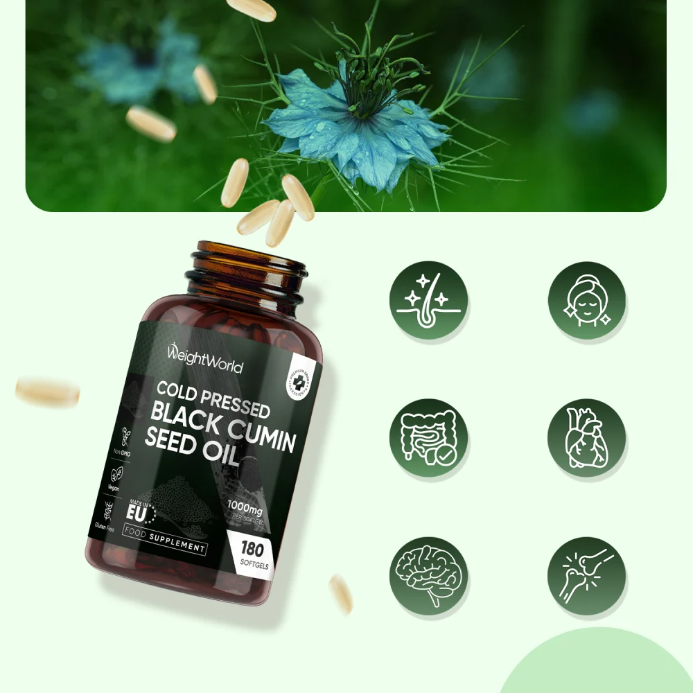 Nigellafrøolie 1000 mg - Image 2
