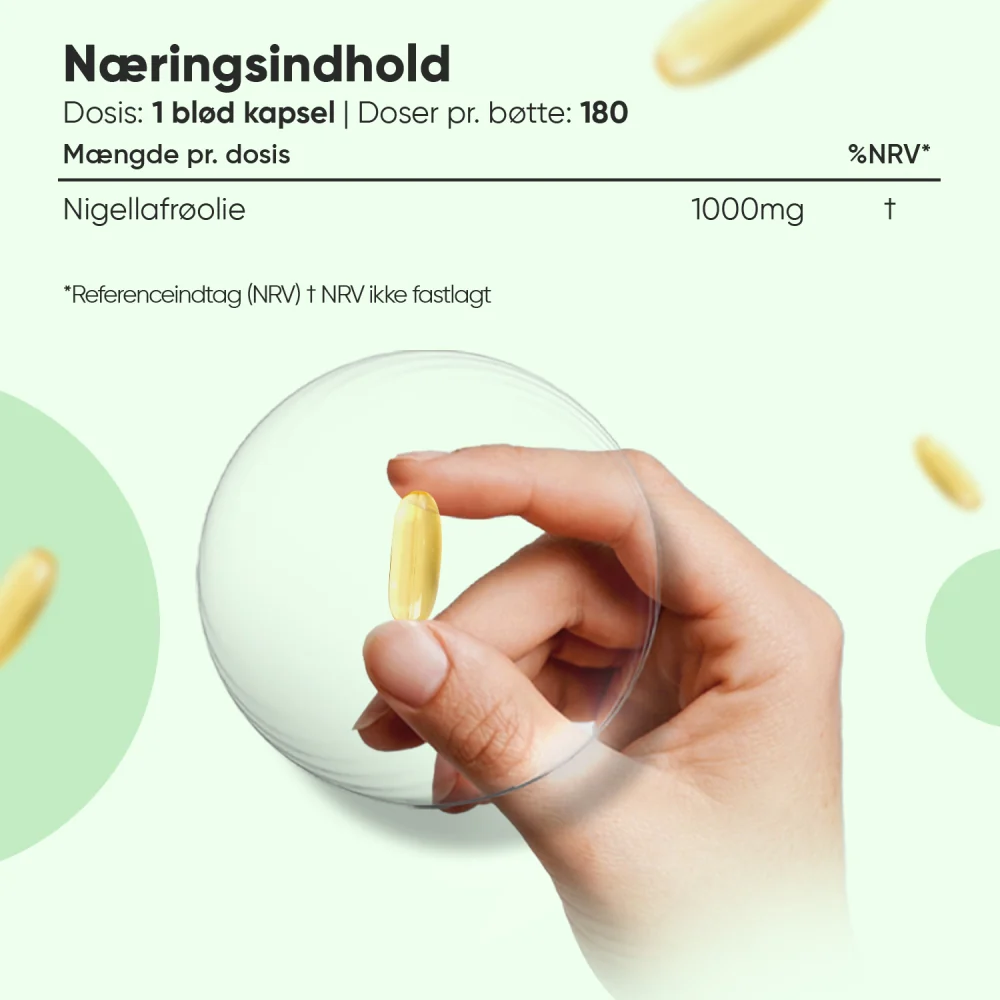 Nigellafrøolie 1000 mg - Image 3