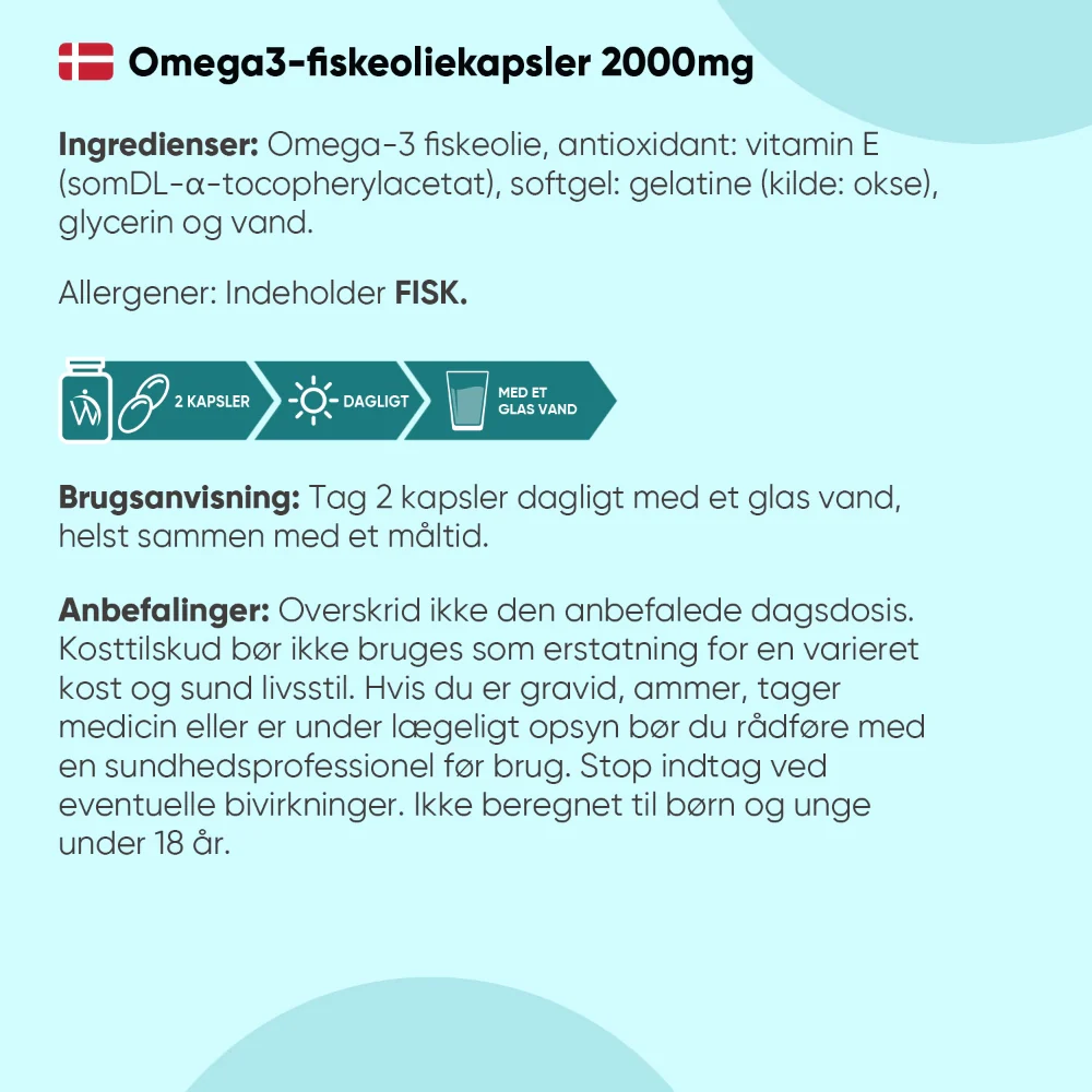 Omega-3 Fiskeolie 2000mg - Image 4