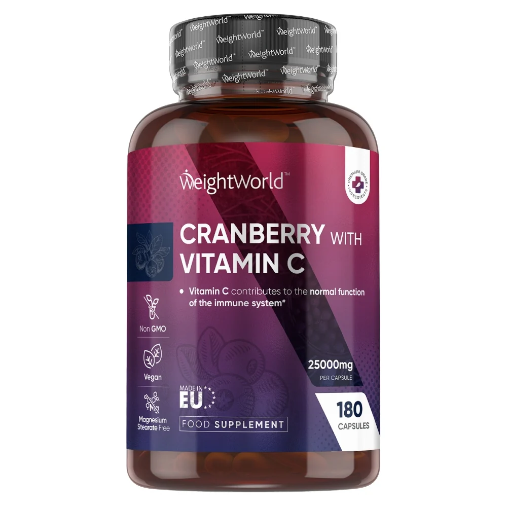 Tranebær m. C-vitamin 25000 mg